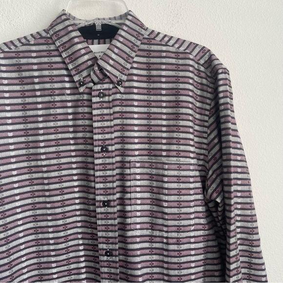 Billy Reid Button Down Long Sleeve Pattern Shirt - Picture 1 of 9